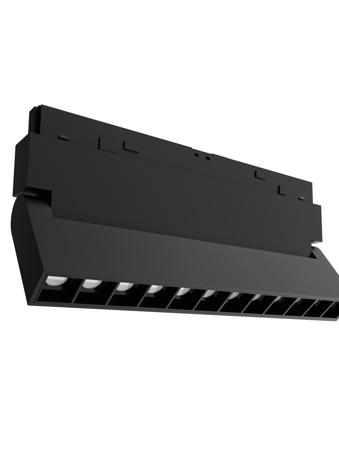 Foco Magnético Basculante LED 12W 4000K negro 48V 1