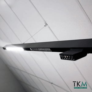 Riel Magnético Sobrepuesto Roblan 2 Metros 48V – Negro