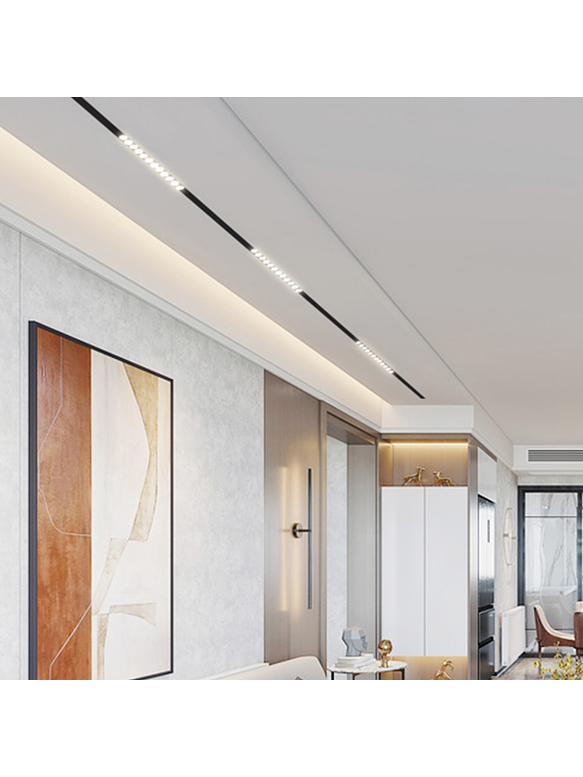 Foco Magnético Basculante LED 12W 4000K negro 48V 5