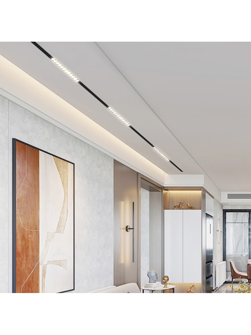 Foco Magnético Basculante LED 12W 4000K negro 48V 5