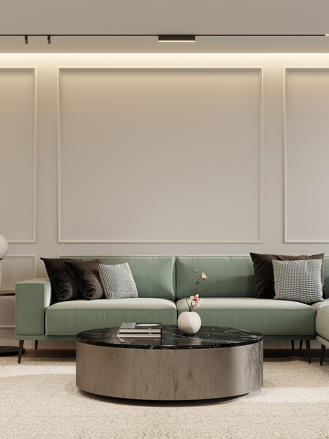 Foco Magnético LED 15W 4000K CRI95 negro 48V  2