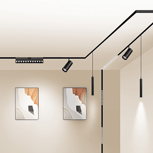 Foco Magnético LED 35W Luz Cálida negro 48V