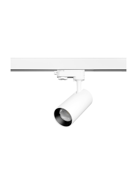 Foco a Riel Trifásico LED 30W 40° IP20 Carcasa Blanco  4
