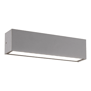 Aplique LED Bifocal 22W Luz Cálida IP65 Gris Claro