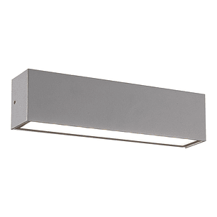 Aplique LED Bifocal 22W Luz Cálida IP65 Gris Claro