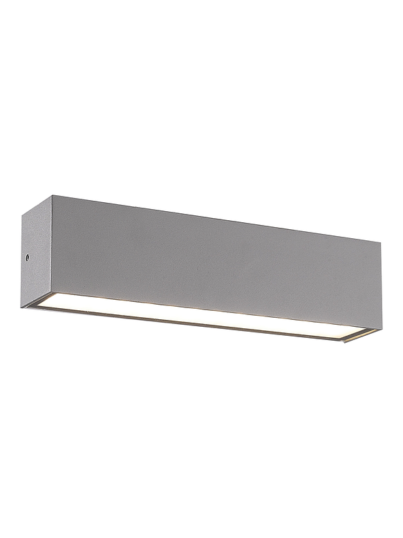 Aplique LED Bifocal 22W Luz Cálida IP65 Gris Claro 2