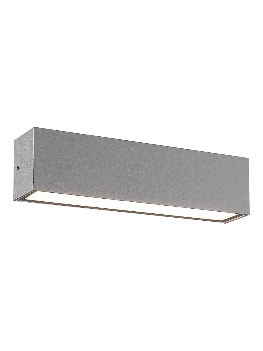 Aplique LED Bifocal 22W Luz Cálida IP65 Gris Claro 2