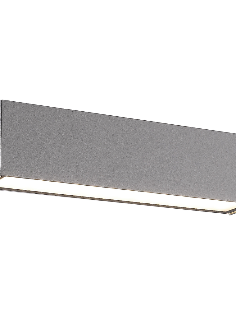 Aplique LED Bifocal 22W Luz Cálida IP65 Gris Claro 1