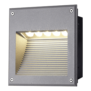 Aplique LED Pared 7W 3000K IP65 Gris Claro