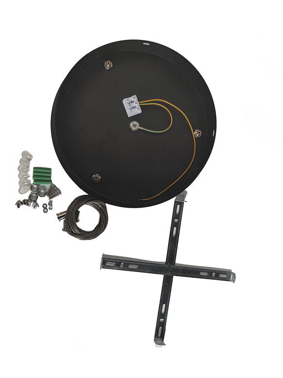 Suspensión CVSET Negro para 1 Luminaria  1