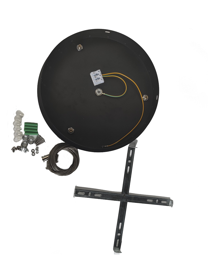 Suspensión CVSET Negro para 1 Luminaria  1