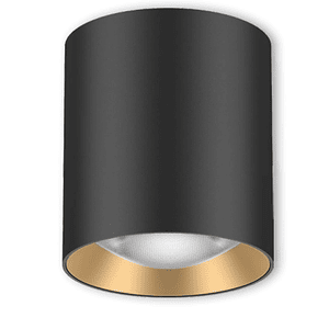 Luminaria Techo MUXIA Redonda 8W CCT IP20 Negro Dimmeable 