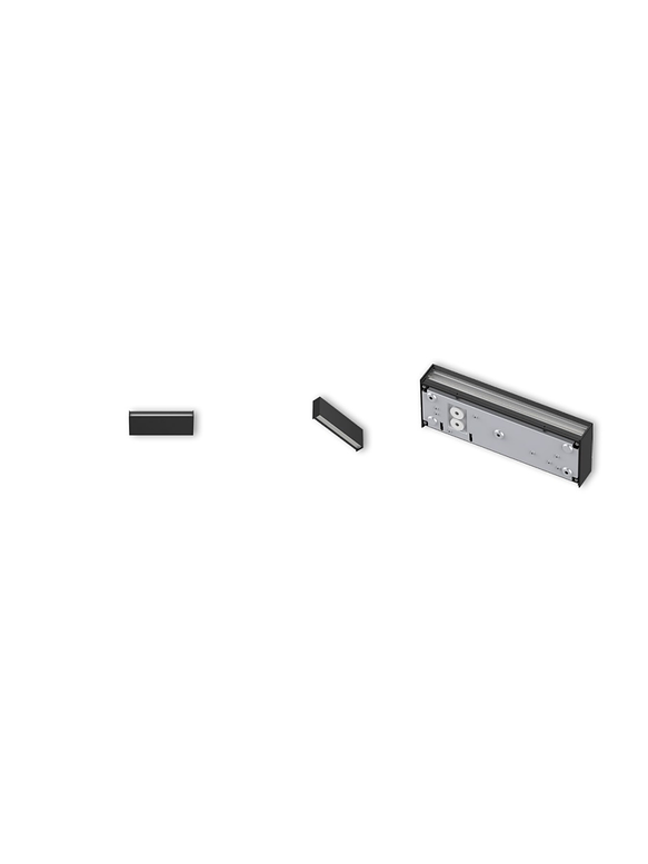 Aplique LED Roblan Touro 10W CCT Dimmable Negro Interior 2