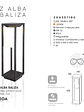 Bollard ALBA Solar LED 2,2W 3000K IP54 - Gris Oscuro - Miniatura 6
