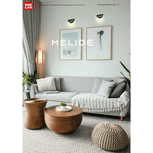 Aplique Pared LED MELIDE LED 10W 3000K Dimmeable Negro