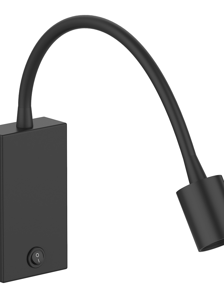 Aplique LED Lectura SKRYPT 3W 3000K Negro Orientable 1