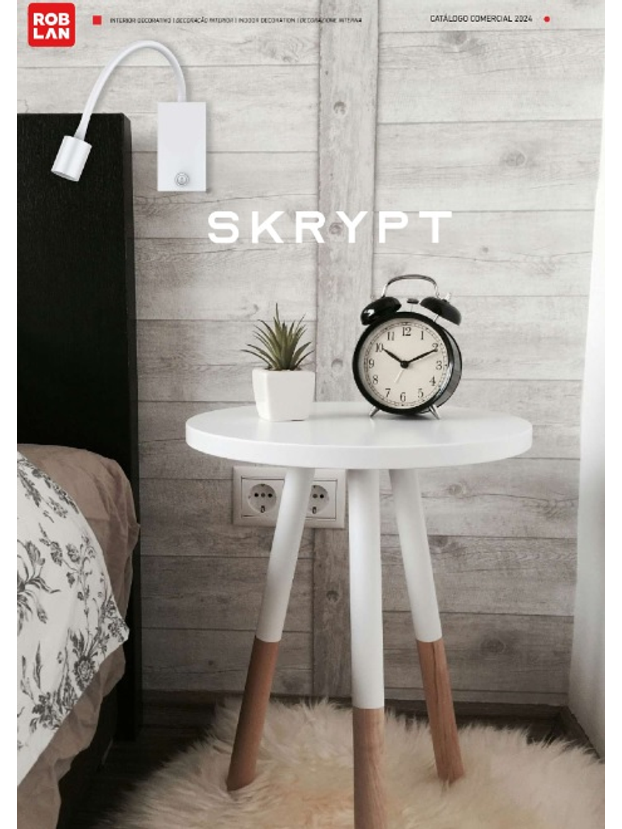 Aplique LED Lectura SKRYPT 3W 3000K Blanco Orientable 1