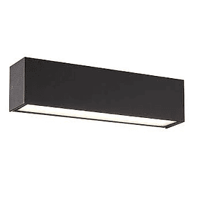 Aplique LED Roblan Izar 22W 3000K IP54 Exterior – Negro