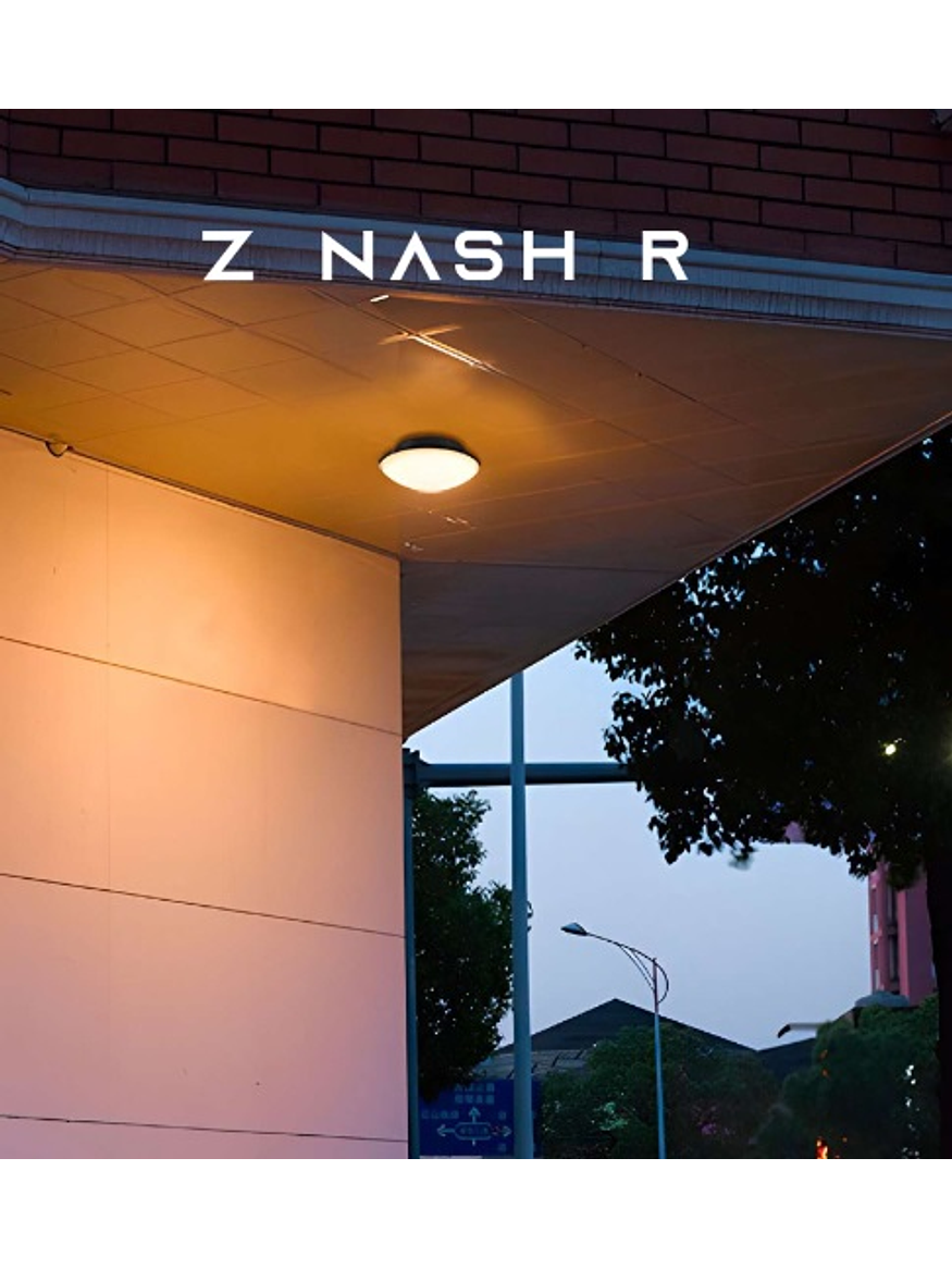 Plafón LED Exterior 12,5W 1156Lm 3000K IP54 Gris Oscuro   2