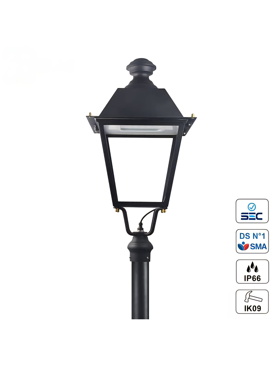 Farol Ornamental LED QUILLAY 60W IP66 Protocolo Ds1 1