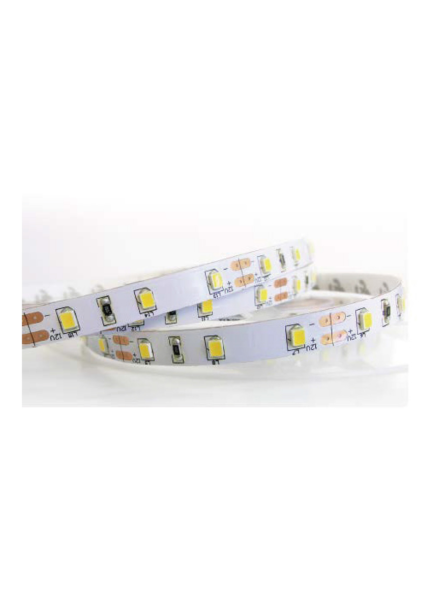 Cinta LED 14.4W 24V 1320lm/m IP20 SMD2835 5m cálida 1