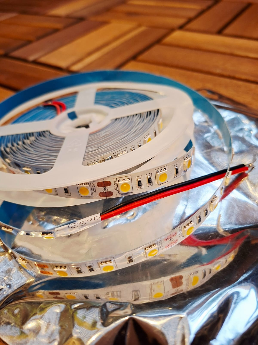 Cinta LED 14W 12V 3000K 5m IP20 SMD 5050 3