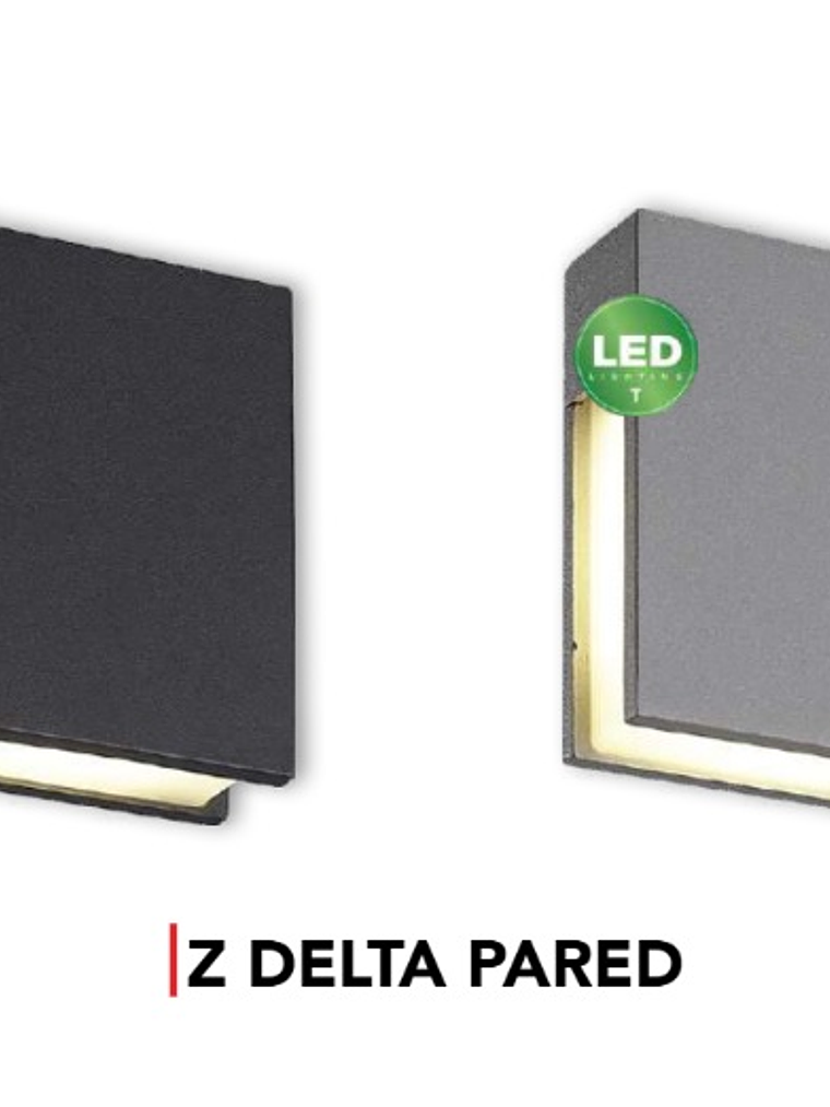 Aplique LED Exterior DELTA 4,8W 3000K IP54 Gris Oscuro 3