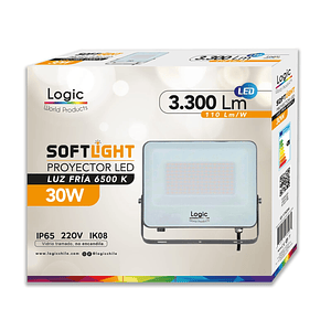 Proyector LED SOFTLIGHT 30W Luz Fría IP65 SEC