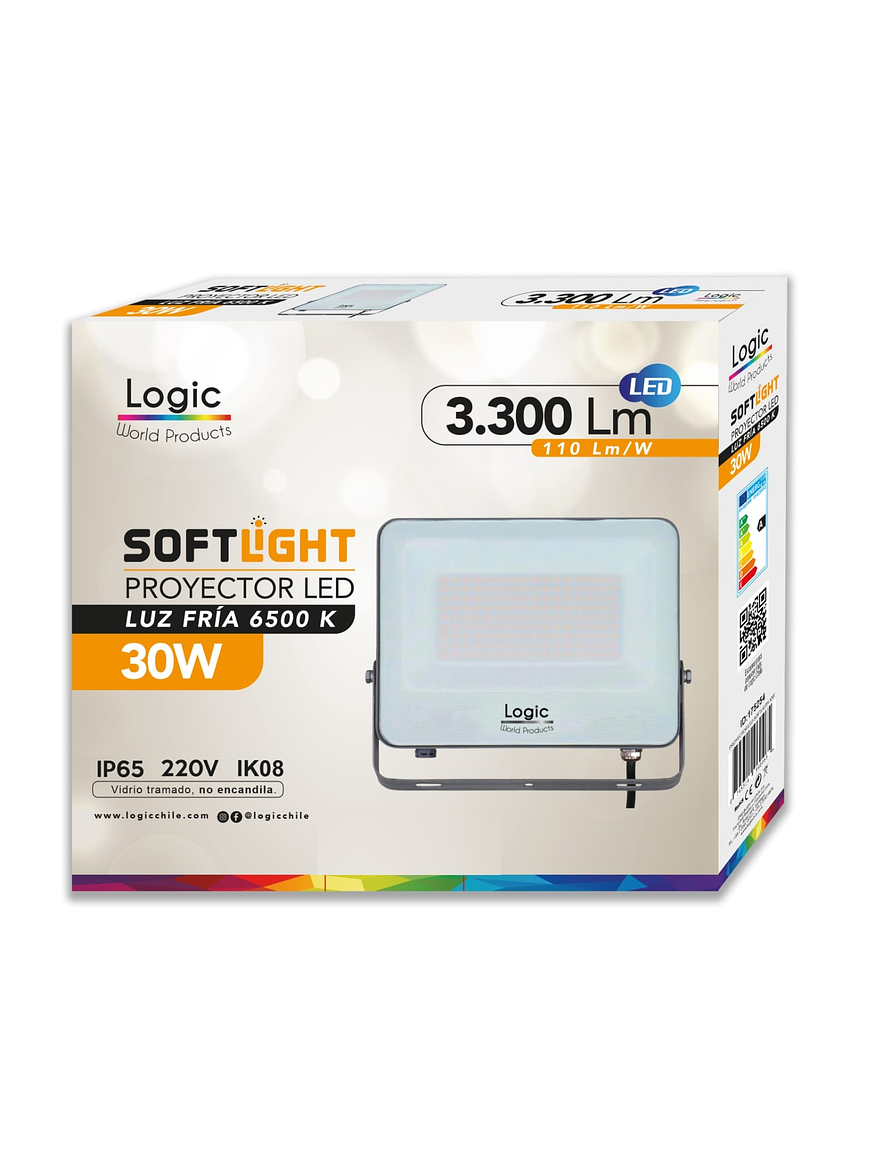 Proyector LED SOFTLIGHT 30W Luz Fría IP65 SEC 2