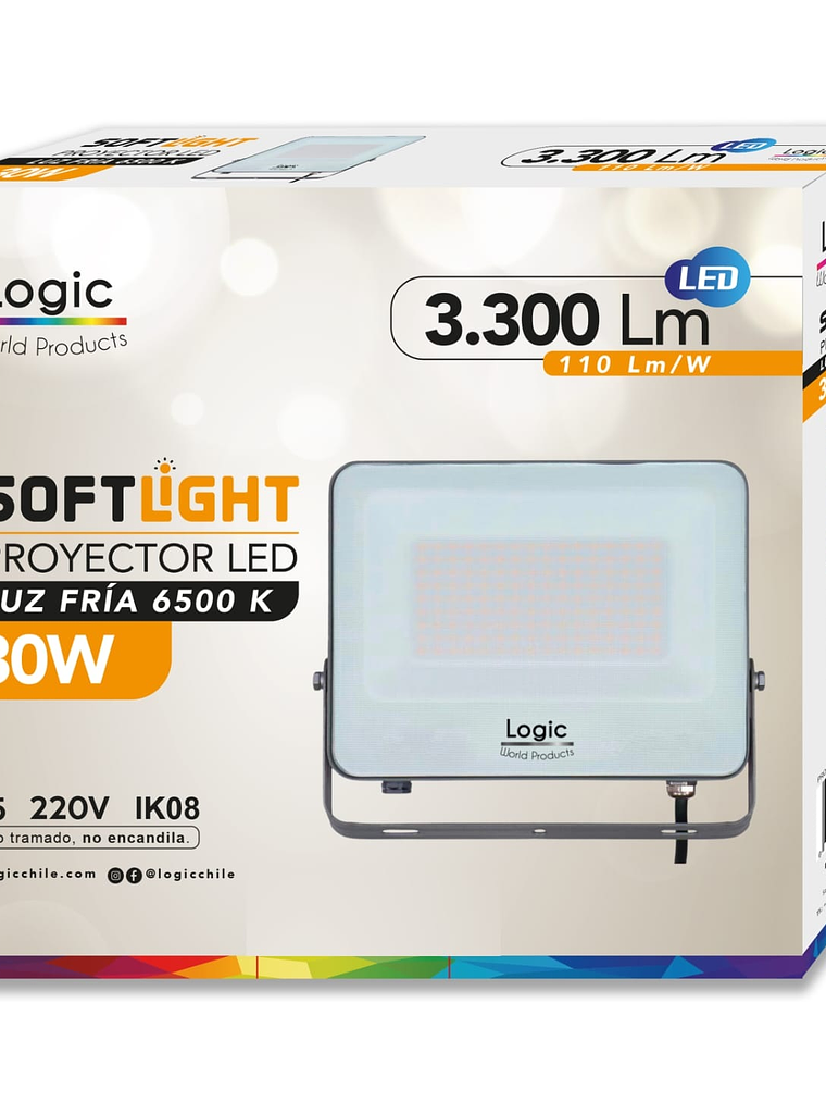 Proyector LED SOFTLIGHT 30W Luz Fría IP65 SEC 2