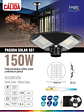 Alumbrado Publico Pagoda SOLAR 150W Luz Cálida C/Remoto IP65 - Miniatura 3
