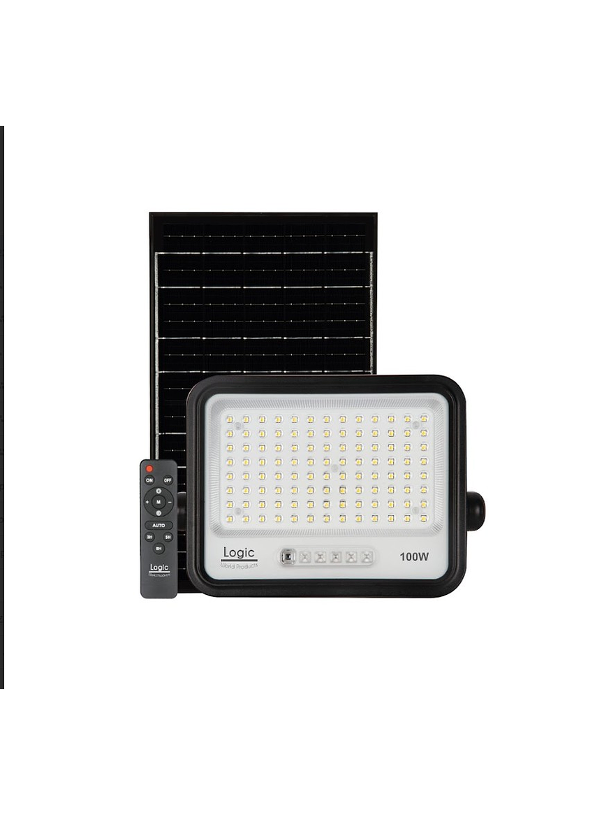 Proyector solar LED Ecoluz 100W 7CCT IP66 luz regulable 1