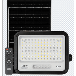 Proyector solar LED Ecoluz 100W 7CCT IP66 luz regulable