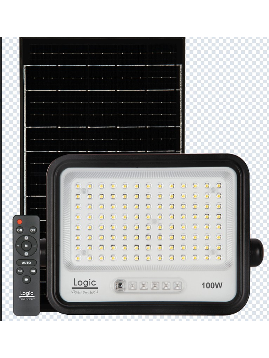 Proyector solar LED Ecoluz 100W 7CCT IP66 luz regulable 2