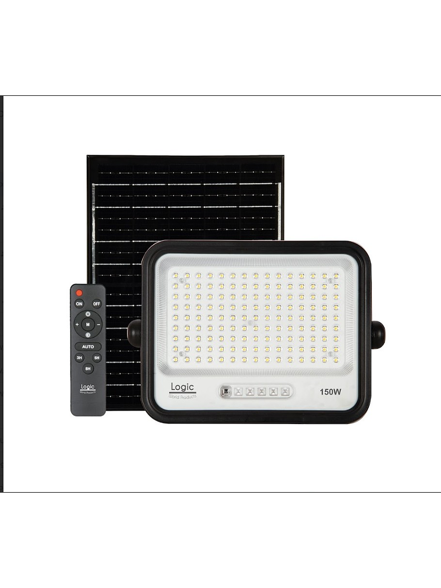 Proyector solar LED Ecoluz 150W 7CCT IP66 luz ajustable 1