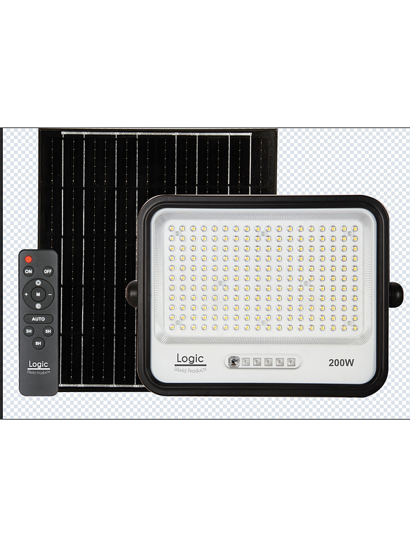 Proyector solar LED Ecoluz 200W 7CCT IP66 luz ajustable 1