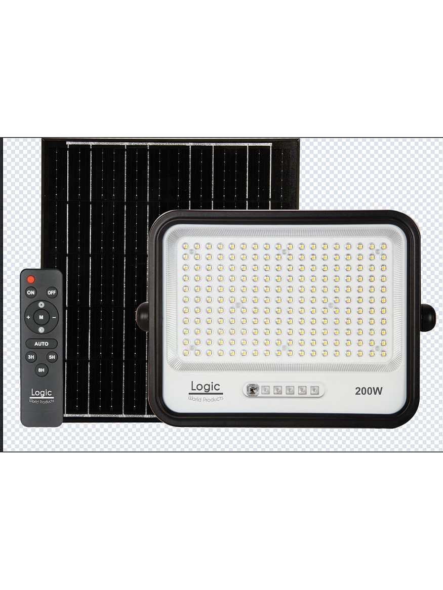 Proyector solar LED Ecoluz 200W 7CCT IP66 luz ajustable 1