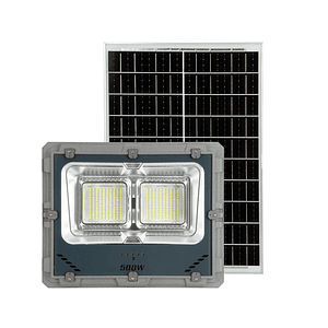Proyector solar LED 500W 6500K luz fría IP65