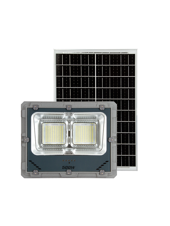 Proyector solar LED 500W 6500K luz fría IP65 1