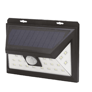 Aplique solar LED 3000K luz cálida con sensor IP65
