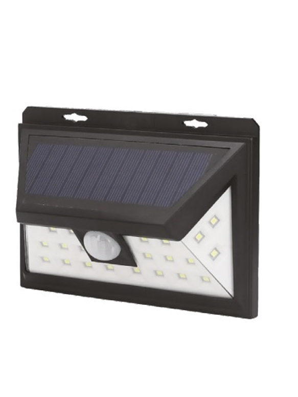 Aplique solar LED 3000K luz cálida con sensor IP65 1