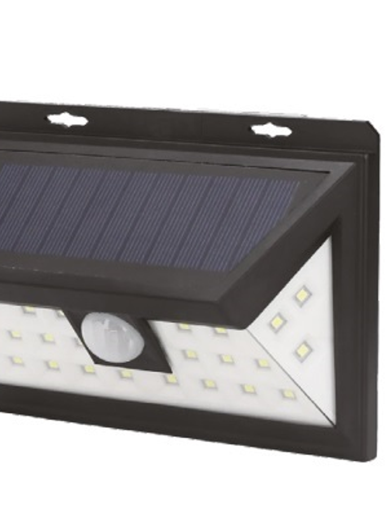 Aplique solar LED 3000K luz cálida con sensor IP65 1