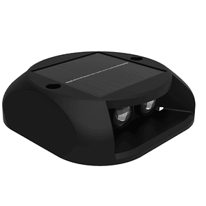 Luminaria Piso LED bifocal solar 3000K luz cálida IP65