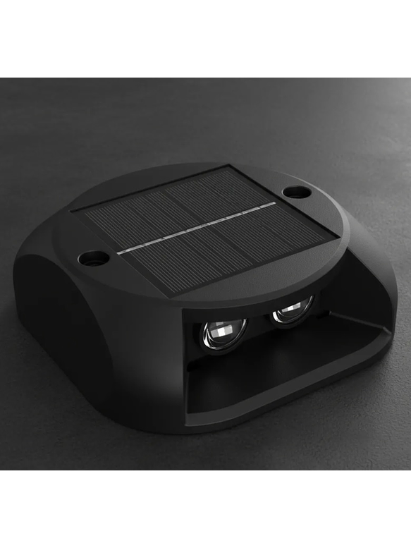 Luminaria Piso LED bifocal solar 3000K luz cálida IP65 2