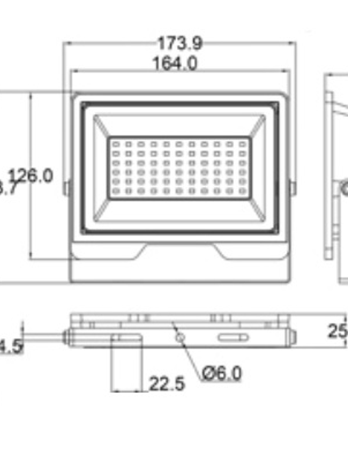 Proyector LED KATRO ROBLAN 50W IP65 Luz Fria  6