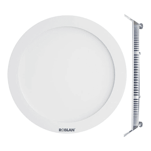 Panel LED Embutido Redondo 18W KATRO ROBLAN Luz Fría 