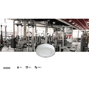 Panel LED Redondo Sobrepuesto 18W ROBLAN Luz Fría 6500K