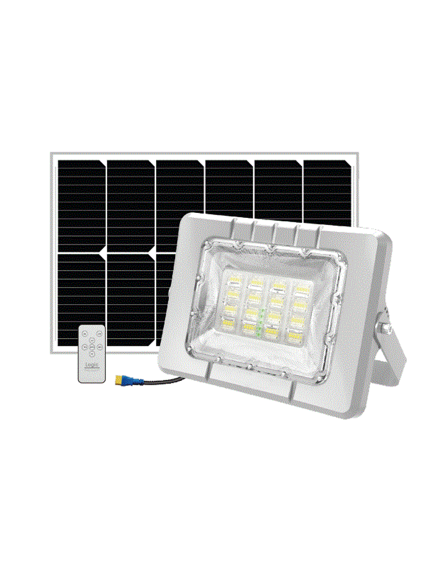 Proyector solar LED AUSTRAL 600W luz fría 6500K IP65  1