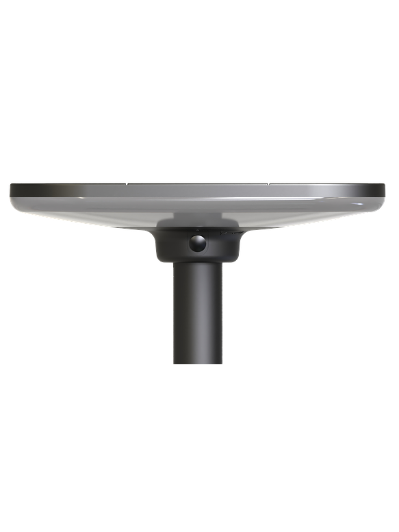 Kit Luminaria Solar Pagoda 250W 3CCT IP65 + Poste Metálico 3 Metros 2