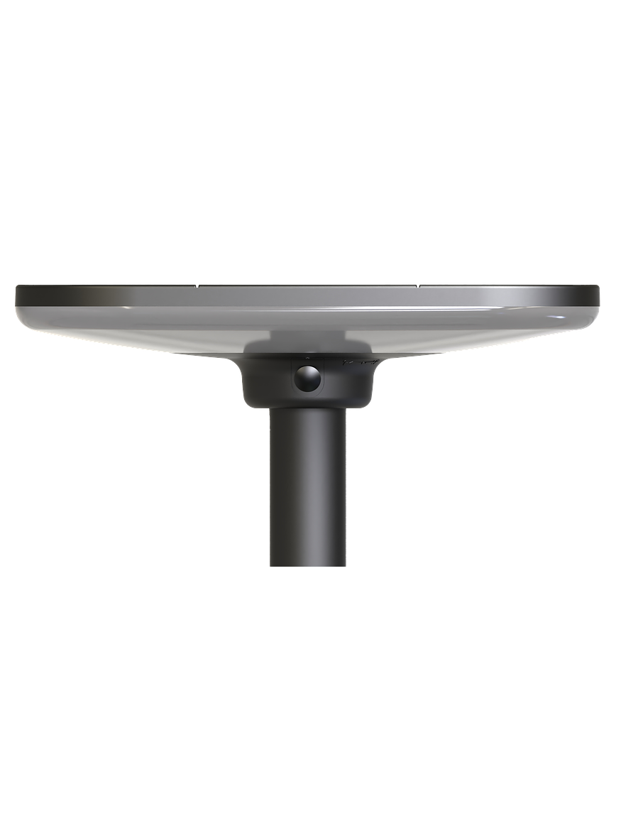 Kit Luminaria Solar Pagoda 250W 3CCT IP65 + Poste Metálico 3 Metros 2